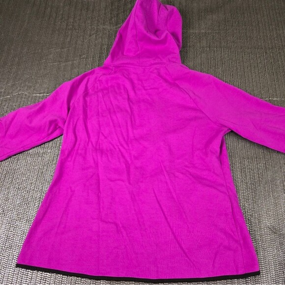 Women's Danskin Now Purple  Size  X Large Full Zip Hoodie Draw String - Picture 14 of 14